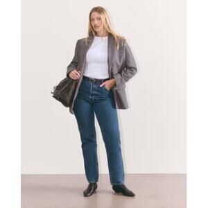 Everlane The 90's Cheeky Jean Organic Cotton Button Fly Straight Leg 27